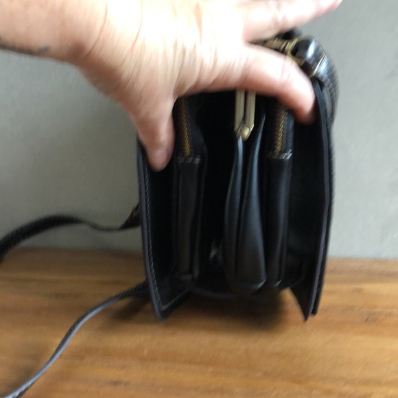 Crossbody Large Wallet Bag Black Adjustable/Removable Straps Travel Bag Passport - Picture 7 of 8